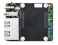 Produk asli asli Raspberry Pi CM4 Ethernet Dual Gigabit Mini Base Board PCIe PoE ++ mendukung komputasi Edge industri