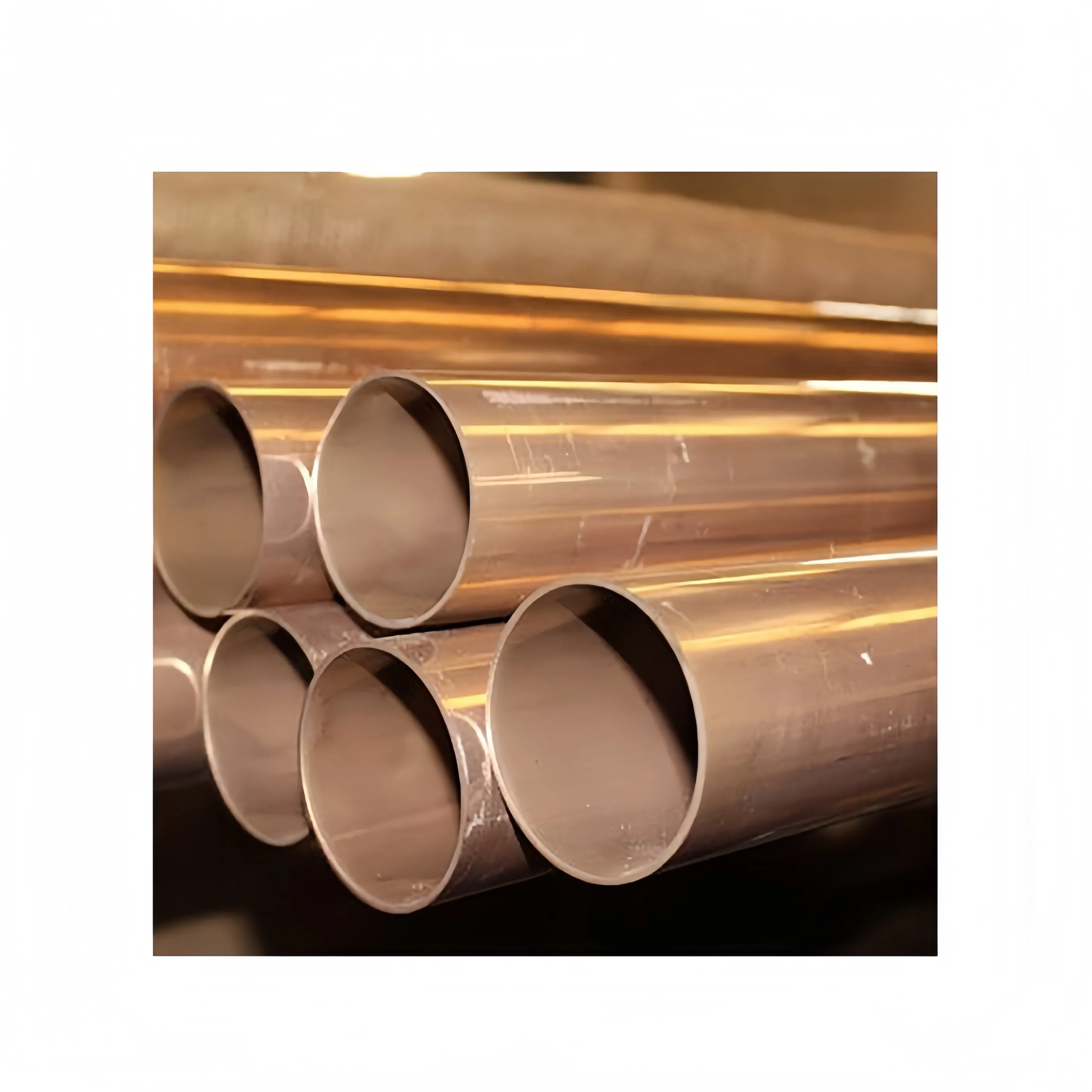 Copper Pipes Seamless Copper Tube TUBE C70600 C71500 C12200 Alloy Copper Nickel Tube