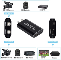 Nouvelle arrivée SDI vers HDMI convertisseur adaptateur 3G HD-SDI SD-SDI uniquement prise en charge BNC vers BNC Full HD 75 ohms câble coaxial pour caméra HD