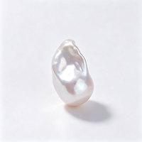 Perles baroques d'eau douce de qualité AAAA, 14 mm, blanches, naturelles, pour la fabrication de bijoux
