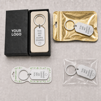 Porte-clés personnalisé en acier inoxydable, pendentif en métal gravé, étiquette vierge pour gravure laser, cadeaux pour elle et lui