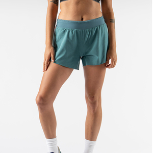 Custom Gym Running <strong>Shorts</strong> Women <strong>Sports</strong> Athletic <strong>Shorts</strong> <strong>with</strong> Waist <strong>Pocket</strong> - Product Image 4