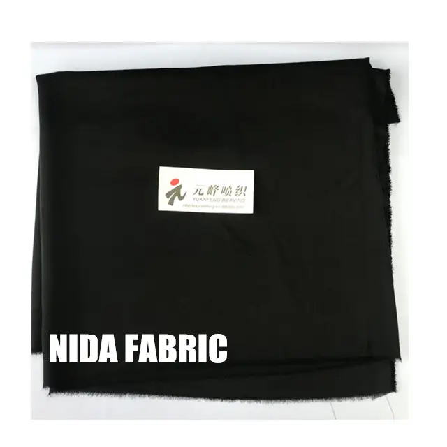 Nouveau fuji tex japon coréen noir nida dubai abaya tissu pour abaya de la fabrication yuanfeng