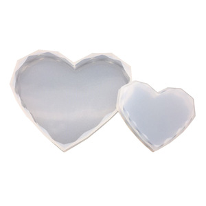 Hy hình trái tim món ăn khuôn nhựa cho khay bát dễ thương trang trí món ăn <span class=keywords><strong>container</strong></span> Epoxy đúc khuôn - Product Image 1