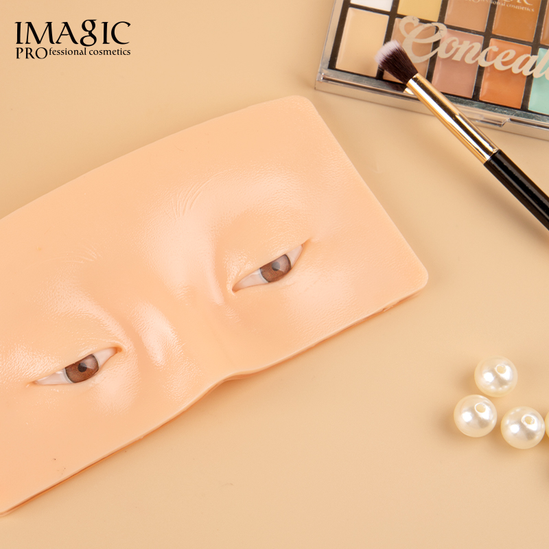 Доска для практики макияжа бровей 5D, многоразовый манекен для бровей, бионический силиконовый коврик для кожи, доска для макияжа