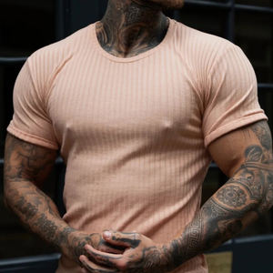 Ropa Deportiva de Verano para Hombre, para Correr, Yoga, Fitness, Estampada, Ecológica, Elástica en Cuatro Direcciones, de Secado Rápido, Transpirable, que Absorbe el Sudor, para Gimnasio, Trotar, Deporte - Product Image 1