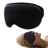Masque de sommeil en gel rafraîchissant 3D avec thérapie chaude/froide et occultation de la lumière pour les poches sous les yeux, les cernes et les yeux secs