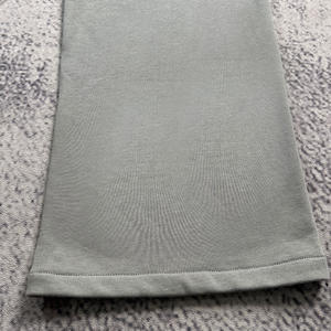 Kustom 100% katun pola lurus pria, celana olahraga pinggang tinggi kasual jalanan longgar bernapas kaki lebar pas Logo - Product Image 6