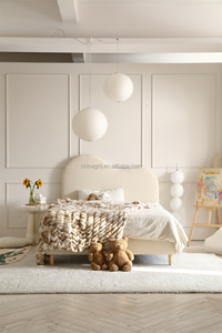 Новейший дизайн кровать кожаная платформа мягкая Современная Золотая роскошная кровать couc дизайн полный комплект спальни - Product Image 2