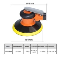 Ponceuse orbitale électrique rechargeable à vitesse variable, sans balais, sans aspiration ni aspiration d'air, pour ponçage du bois DIY - Offre Spéciale