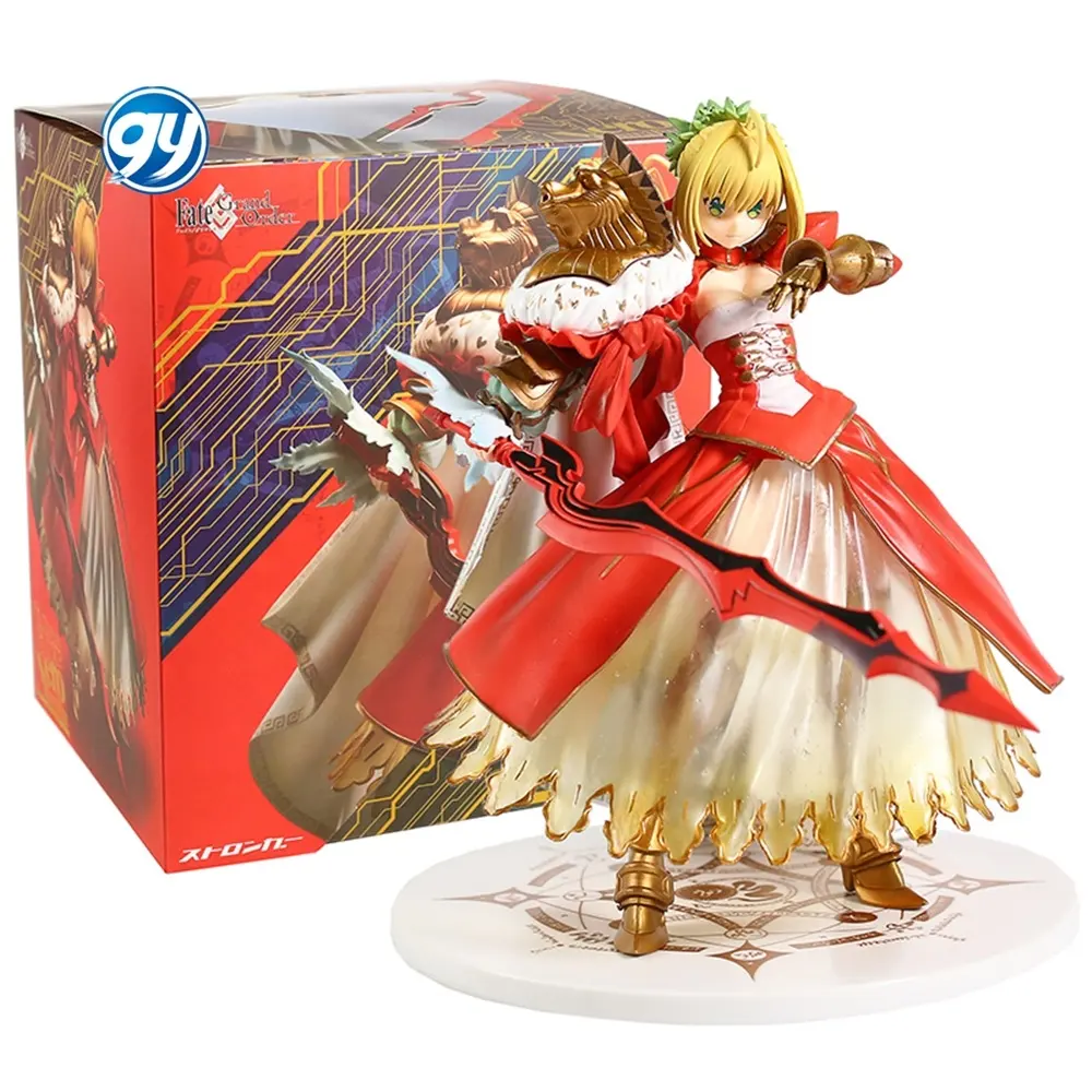 GY 23cm Grand Order Extra Nero Claudius 3rd Ascension 1/7 Scale Fate Stay Night Saber Action Figure Toys