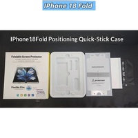 Film Hydrogel pour iPhone Duo pliable, HD transparent, anti-poussière, application rapide, antibactérien, résistant aux traces de doigts, protection d'écran
