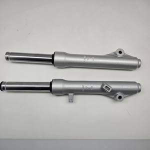 โช้คหน้าแบบปรับระดับได้มาตรฐาน OEM สีเงิน สำหรับรถมอเตอร์ไซค์ซูซูกิ UZ รุ่นใหม่ พร้อมกระจกมองข้าง - Product Image 1