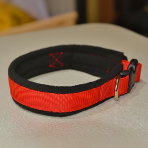 บุขนแกะ, ปรับได้, สีดำ, สีแดง, ไม่มีปลอกคอเพื่อความสบายถู, สุนัขเดิน - Product Image 1