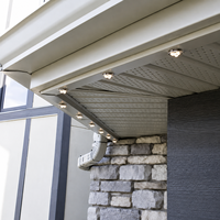 Éclairage extérieur adressable à LED RGBW de 30 mm, IP67, DC12V, avec rail en aluminium pour projets de toiture de maison