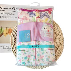 <span class=keywords><strong>Buon</strong></span> prezzo pagliaccetto in cotone per piedi di cotone neonato 3 pz pigiama manica lunga body design misto per bambino - Product Image 1