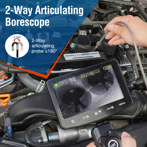 Caméra endoscopique WIFI à fibre optique personnalisée de 3,9 mm avec tube flexible à 360 degrés et système à double objectif pour <span class=keywords><strong>PC</strong></span>/Android - Product Image 6