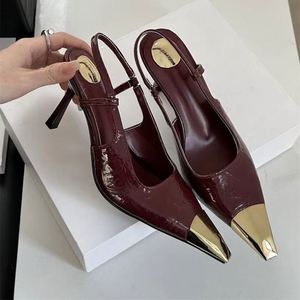 รองเท้าส้นสูงแบบสวมเปิดส้น ดีไซน์หรูหราสำหรับผู้หญิง ขายส่ง แฟชั่นอินเทรนด์ ปลายแหลม ส้นตึกสูงพิเศษ ระบายอากาศได้ดี เหมาะสำหรับฤดูร้อนและกิจกรรมกลางแจ้ง - Product Image 2