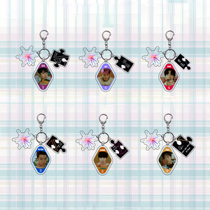 Venta al por mayor de accesorios de estilo coreano EXO: Colgante para mochila y llavero con impresión UV en acrílico del álbum Hear Me Out - Product Image 2
