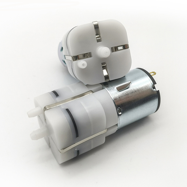 Mini Electric 12V/24V Low Pressure Diaphragm Air Pump PPS Material <60dB Noise 3.0-5.0 LPM Flow Car Inflator Massager Pump OEM