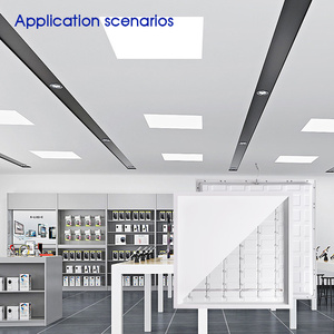 Giá cả phải chăng chất lượng 42 hạt đèn không nhấp nháy ánh sáng mỏng 36W lõm Backlit 6060 nhựa DOB mới lớn <span class=keywords><strong>Led</strong></span> Vuông Bảng điều chỉnh ánh sáng - Product Image 5