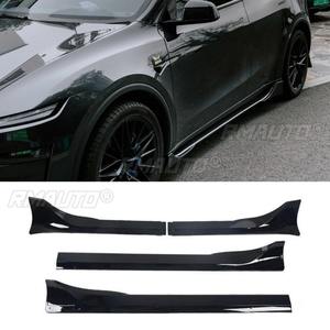 Para Tesla Model Y 2025-2026: Alerón Lateral, Divisor y Difusor para Faldones de Coche, Pieza de Tuning y Modificación - Product Image 3