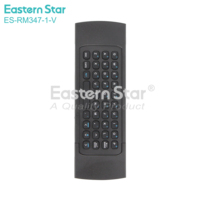ES-RM347-1-V Souris volante sans fil MX3 2,4 GHz de haute qualité, prix d'usine, clavier télécommande pour Android TV Box