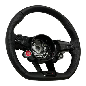 Produzione in fabbrica fibra di carbonio Set completo volante sportivo in pelle compatibile <span class=keywords><strong>Audi</strong></span> A8 <span class=keywords><strong>A1</strong></span> Q5 incluso TT A7 <span class=keywords><strong>Sportback</strong></span> - Product Image 6