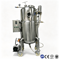 Cuve de préparation biologique en acier inoxydable sanitaire 300L avec agitateur, certifiée CE, fabriquée en Chine