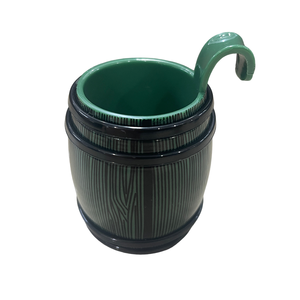 <span class=keywords><strong>Verre</strong></span> à whisky en forme de baril en plastique de 25ml avec crochet en PP PS pour mesurer et servir des boissons - Product Image 4