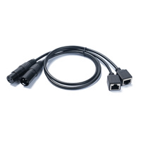Câble répartiteur XLR en PVC de 30 cm, 1 mâle 2 femelles, 3 broches, pour microphone, mixeur, applications home cinéma 1080P
