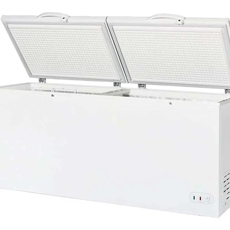 Freezer dada kapasitas besar Harga freezer komersial 100 liter pendingin dalam suhu tunggal