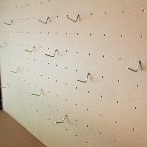 Pegboard 서랍을 가진 차고 작업대 선반 자유로운 40 걸이 DIY 작업장을 가진 벤치 강철 공구 저장 역 단위 - Product Image 6