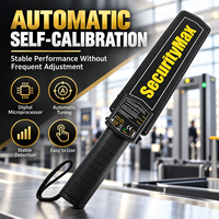 Détecteur de métaux portatif professionnel WD190V, scanner de sécurité haute sensibilité pour les contrôles de sécurité aéroportuaires et le contrôle corporel