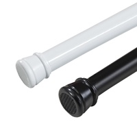 Tringle de Douche Professionnelle Écologique en Métal Sans Perçage à Tension Réglable pour Hôtels