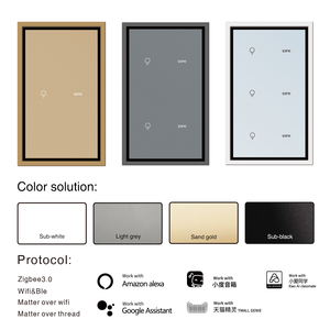 Gradateur WiFi intelligent standard américain, mini design en aluminium, aucun fil neutre nécessaire, contrôle multi-gangs pour maison intelligente - Product Image 6