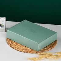 Boîte d'expédition en carton ondulé rose clair de différentes tailles, personnalisée, de qualité supérieure, découpée à la forme, pour emballage postal de cosmétiques