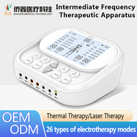 Masseur électrique TENS à impulsions QIAOXIN OEM/ODM modèle QXTA-522, 12 modes, 32 réglages, à brancher, pour la rééducation à domicile et en salle de sport