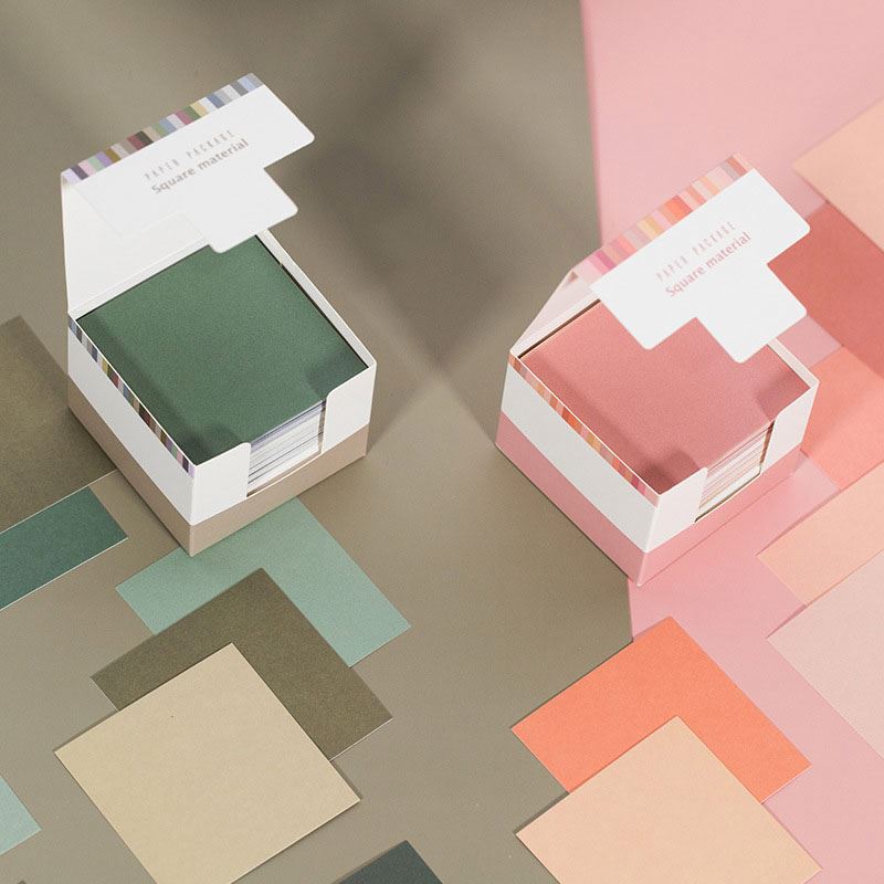 Персональный дизайн, компания, линейка, сетка, квадратный блокнот для записей, толстый плотный блокнот для записей из натуральной бумаги