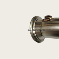 Accessoires automobiles populaires : Downpipe d'échappement en acier inoxydable 304 pour système d'échappement BMW 320I N20 2.0T, avec embout d'échappement simple