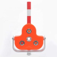 ADS30 Three-Prism Set for Total Station | 360° Surveying Reflector Optical Glass Compatible All Brands of Total Stations