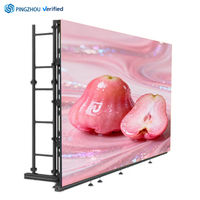 Panel de Video LED para Exteriores en Alquiler, 3X4, 6FTx8FT, 1080P, IP65, Impermeable, para Giras de Conciertos, Escenario Musical Móvil