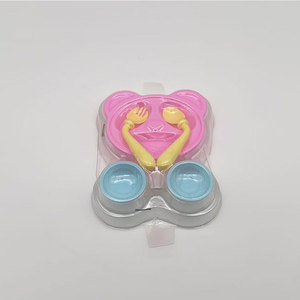 <b>Mini</b> Plastic Baby <b>Bottle</b> Toy with Blue and Pink Cap for 0-24 Months Unisex Role Play - Product Image 5
