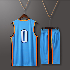 Jersey <span class=keywords><strong>de</strong></span> <span class=keywords><strong>basket</strong></span>-ball unisexe, nombreux coloris, produit moderne et personnalisé, couleur bleue, mer tropicale, 2020 - Product Image 5
