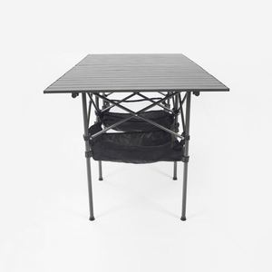 <b>Metal</b> <b>Folding</b> Outdoor Table-Portable & Roll-Up Design - Product Image 3