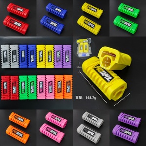 Couvre-pieds en caoutchouc Protaper pour moto, antidérapants, remplacement avant, rouge, bleu, gris, jaune, vert, orange, rose, violet - Product Image 5