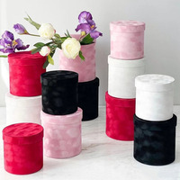 Boîte Cadeau Luxe en Velours en Forme de Cœur pour Fleurs – Vente en Gros Chine – Coffrets de Bouquets Fantaisie Colorés pour Expédition – Boîtes à Fleurs Beige