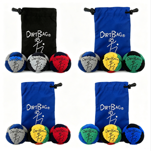 Juego de 3 Pelotas de Fútbol Americano DIRTBAG Rellenas de Arena, Pelotas de Gamuza Sintética Resistentes con Bolsa de Almacenamiento - Product Image 1