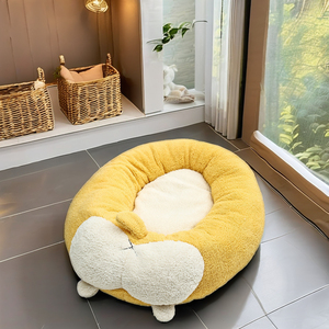Customizable Luxury Pet <strong>Sofa</strong> <strong>Bed</strong> Soft Plush Cat <strong>and</strong> <strong>Dog</strong> <strong>Bed</strong> with Robust Fiber Filling Solid Pattern - Product Image 1