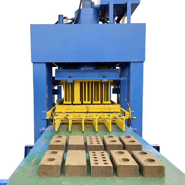 Machine hydraulique entièrement automatique de brique d'emboîtement d'argile de terre de sol 100 tonnes 200 tonnes bloc de hourdis